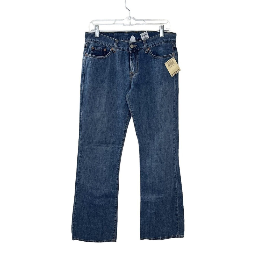 Lucky Brand Dungaree Women Size 8/29 Regular Length Mid Rise Flare Denim Jeans